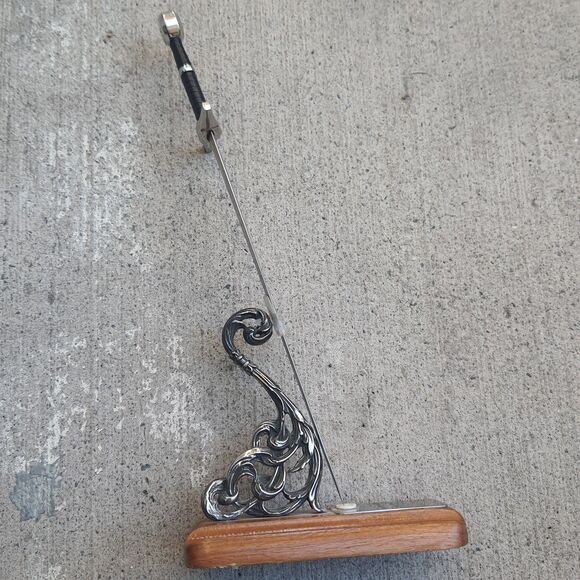 Hanwei Miniature German Hand-and-a-half Sword 13th Century Letter Opener Holder - Picture 6 of 8